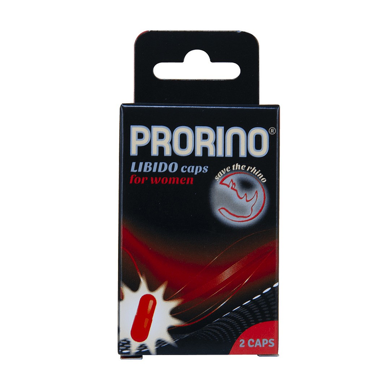 CÁPSULAS ESTIMULANTES PRORINO LIBIDO CAPS PARA MULHER 2 CÁPSULAS 2