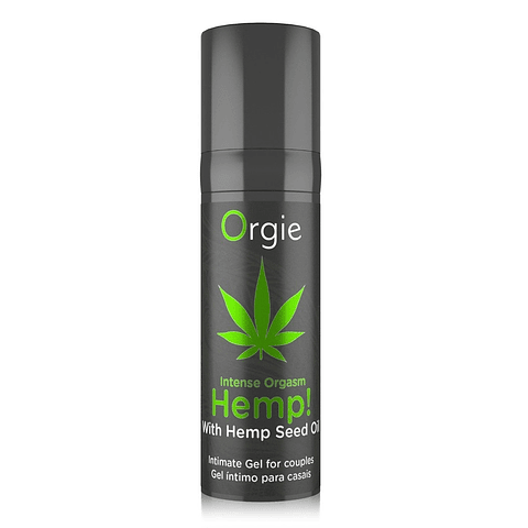 GEL COM VIBRAÇÃO INTENSE ORGASM HEMP 15ML ORGIE