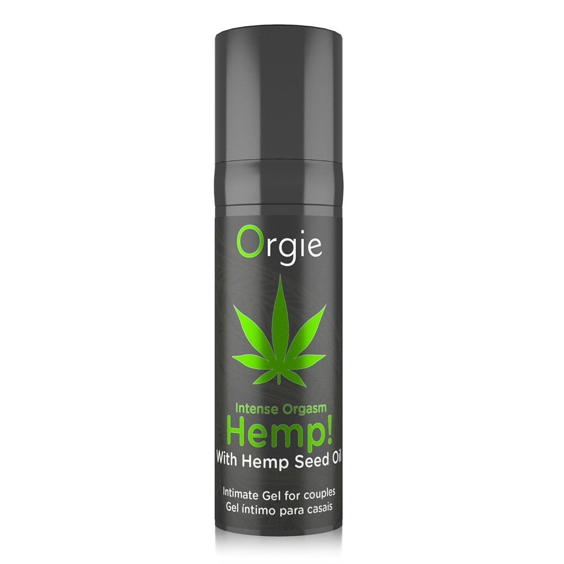GEL COM VIBRAÇÃO INTENSE ORGASM HEMP 15ML ORGIE 1