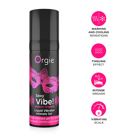 GEL COM VIBRAÇÃO INTENSE ORGASM 15ML ORGIE