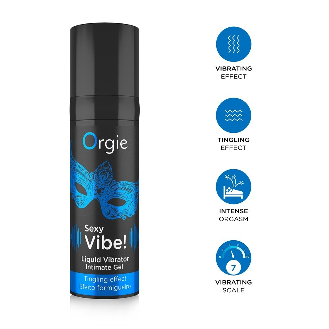 GEL COM VIBRAÇÃO LIQUID VIBRATOR 15ML ORGIE 1