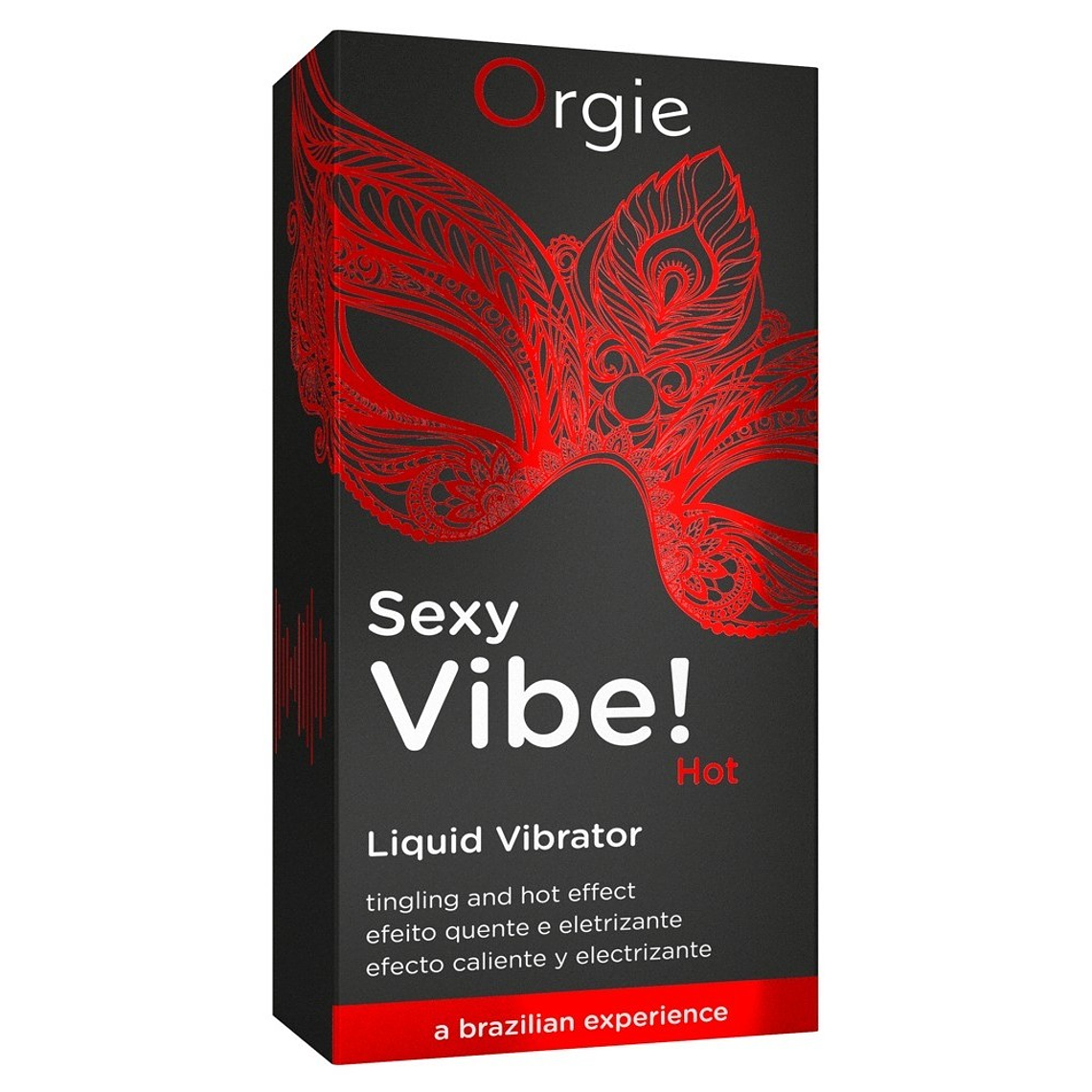 GEL COM VIBRAÇÃO E COM EFEITO DE AQUECIMENTO SEXY VIBE 15ML ORGIE 2