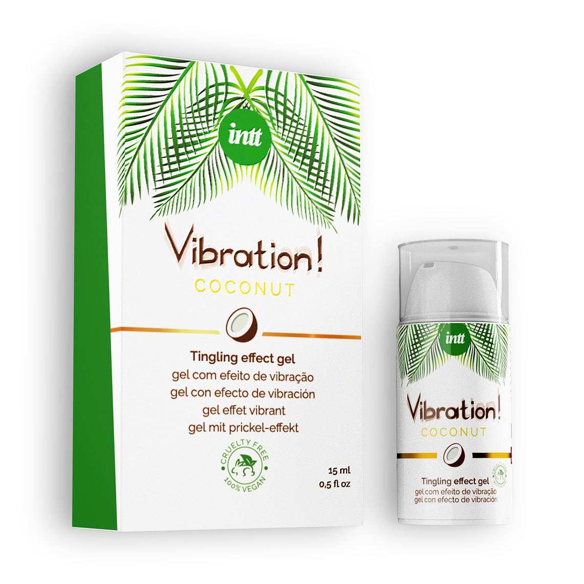 GEL COM VIBRAÇÃO VEGAN VIBRATION COCO INTT 15ML 1