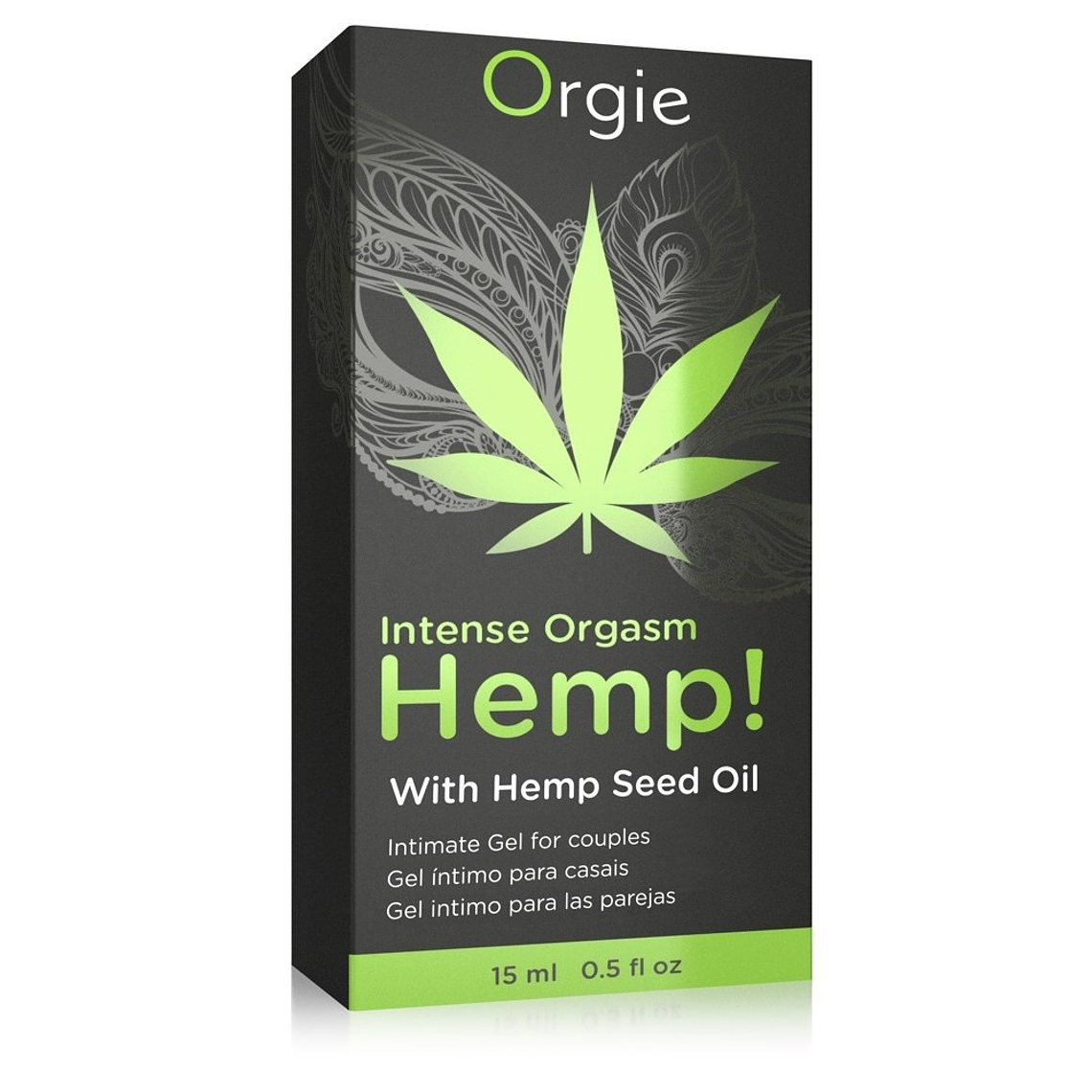 GEL COM VIBRAÇÃO INTENSE ORGASM HEMP 15ML ORGIE 2