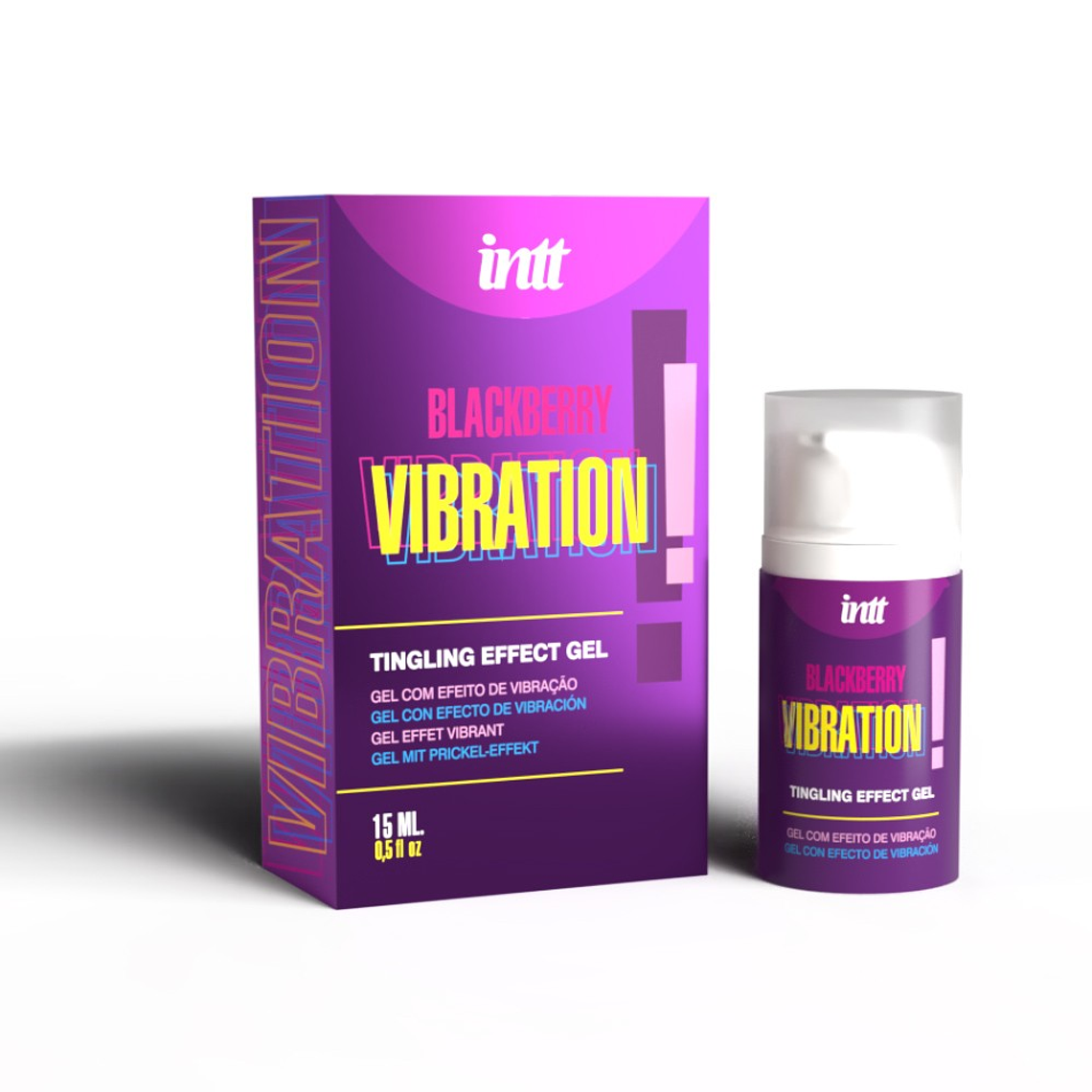 GEL COM VIBRAÇÃO VIBRATION BLACKBERRY INTT 15ML 1