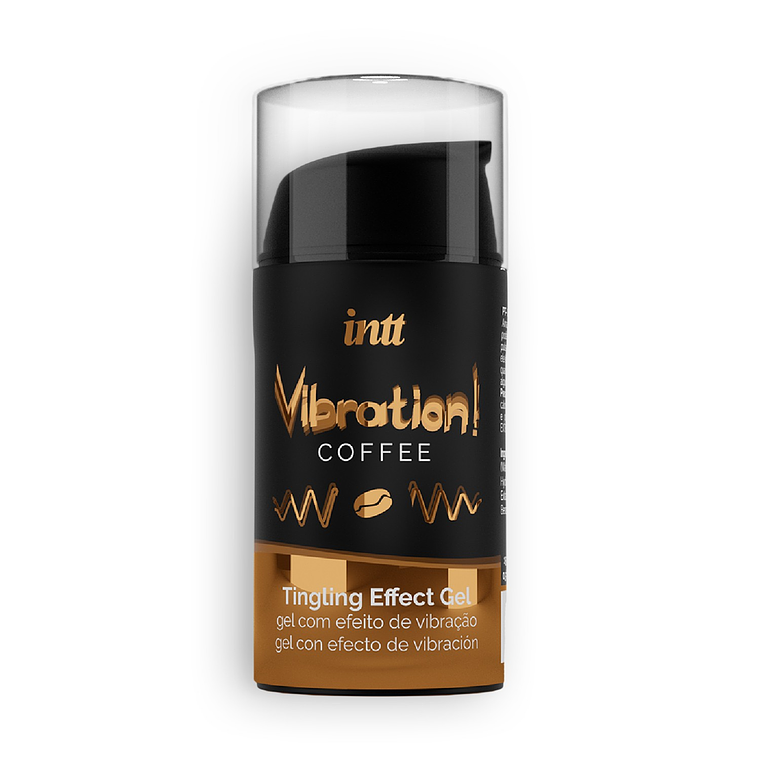 GEL COM VIBRAÇÃO VIBRATION CAFÉ INTT 15ML 1