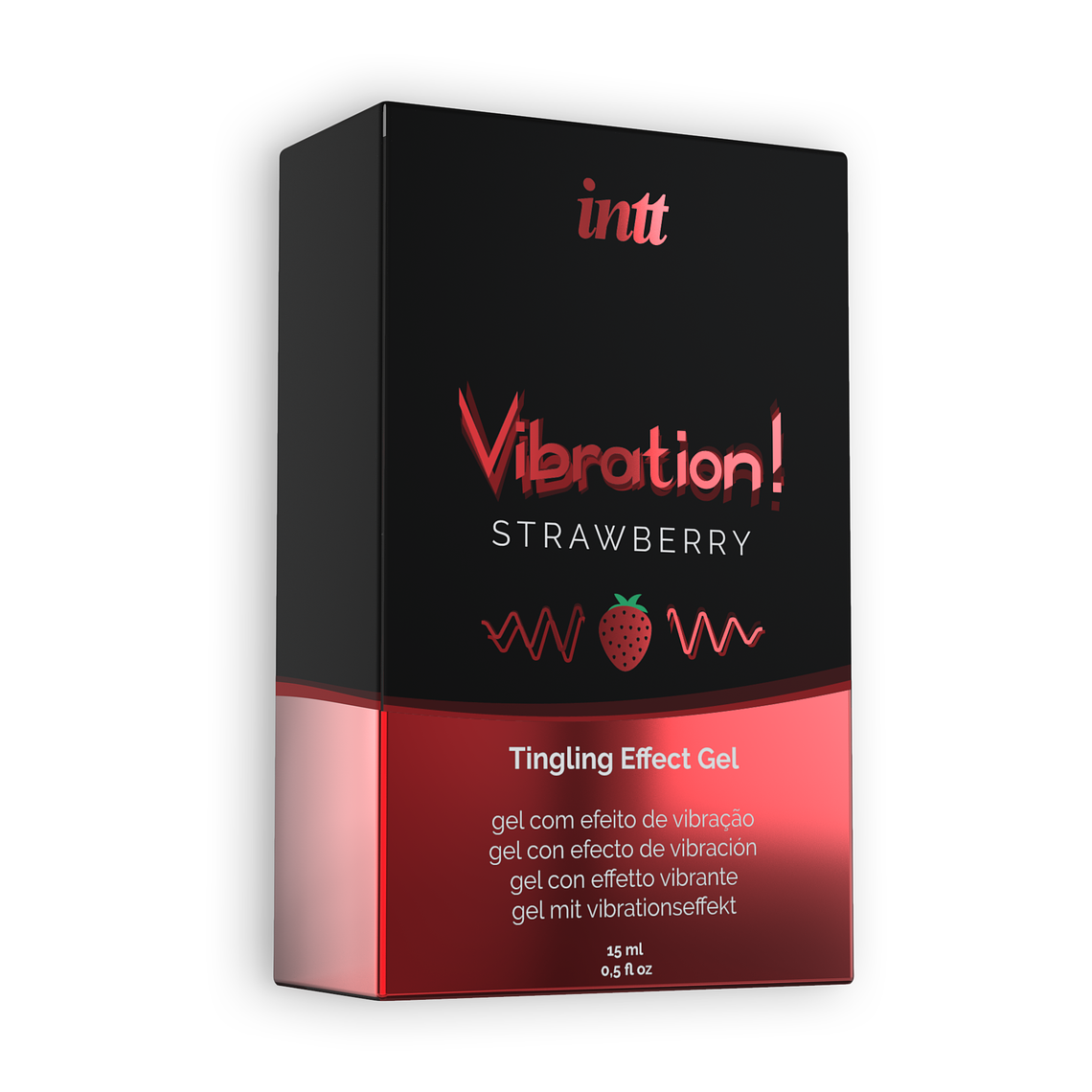 GEL COM VIBRAÇÃO VIBRATION MORANGO INTT 15ML 3