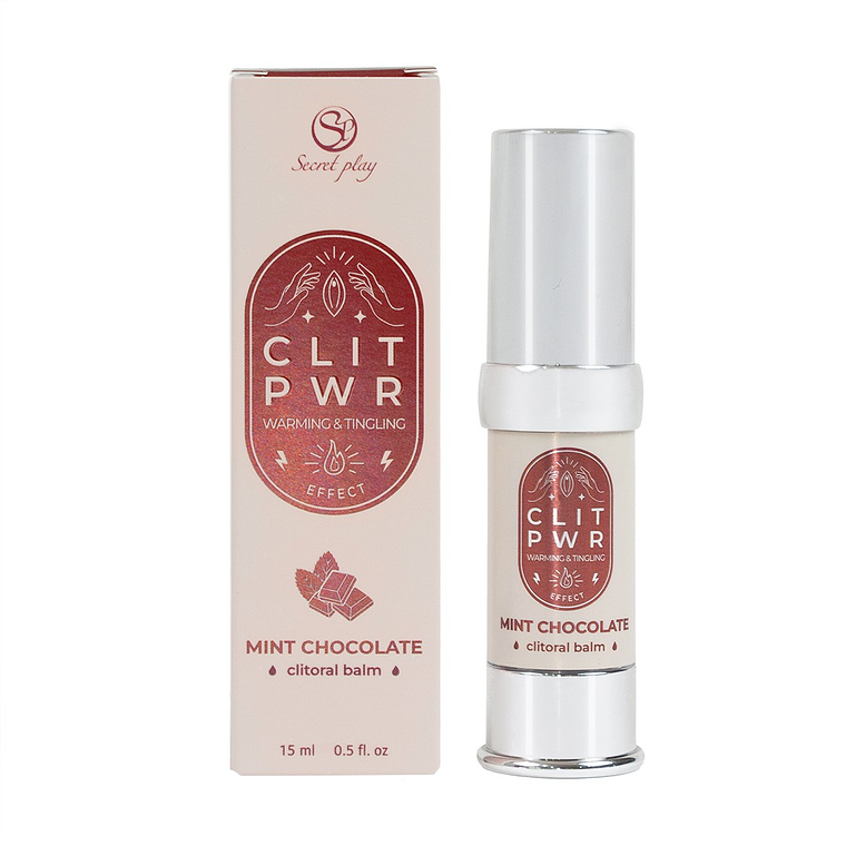 CLIT PWR - BÁLSAMO PARA CLÍTORIS COM MENTA E CHOCOLATE 15ML SECRET PLAY 1