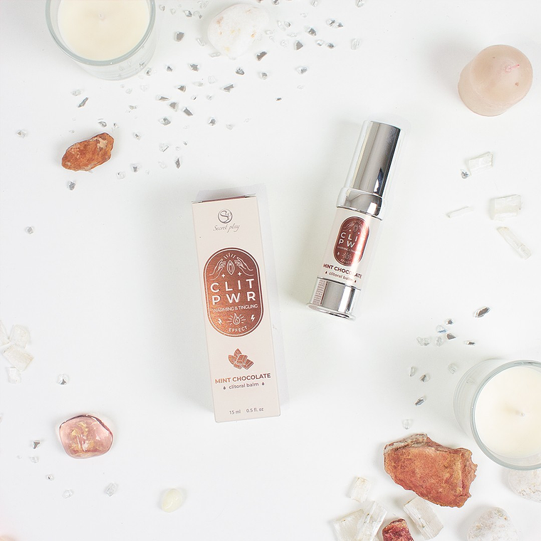 CLIT PWR - BÁLSAMO PARA CLÍTORIS COM MENTA E CHOCOLATE 15ML SECRET PLAY 2