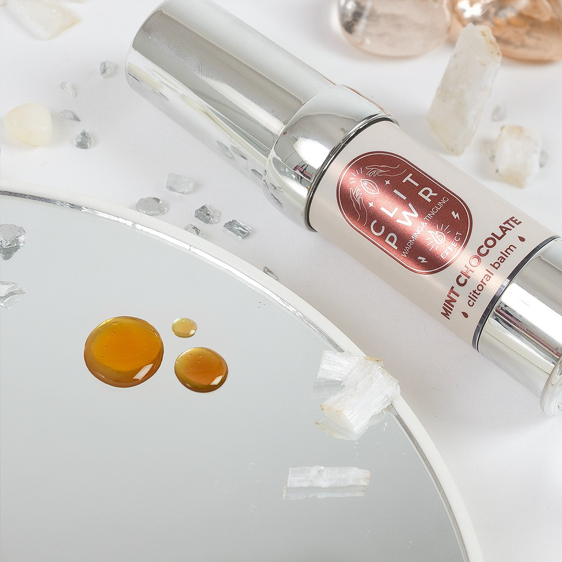 CLIT PWR - BÁLSAMO PARA CLÍTORIS COM MENTA E CHOCOLATE 15ML SECRET PLAY 3