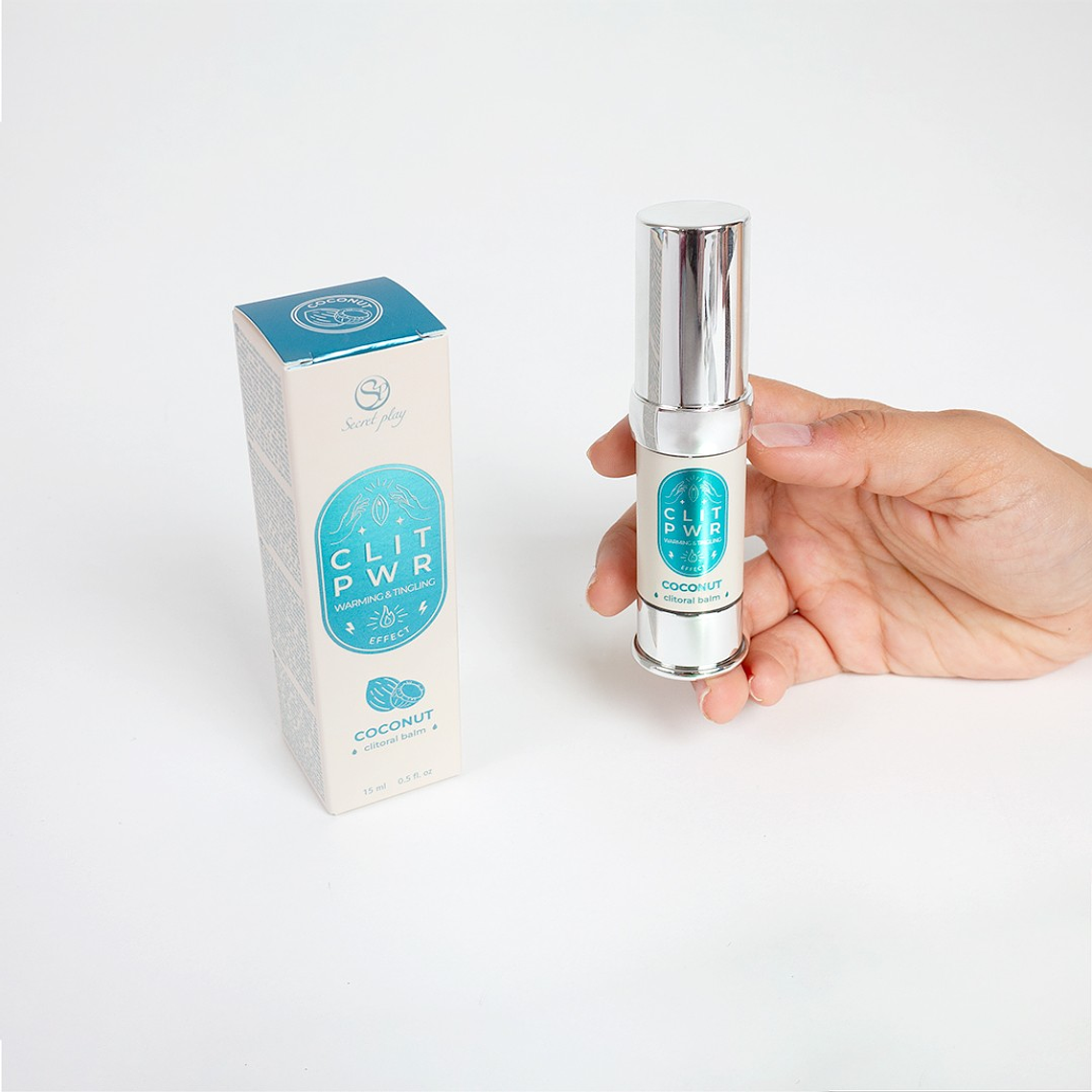 CLIT PWR - BÁLSAMO PARA O CLÍTORIS DE COCO 15ML SECRET PLAY 3