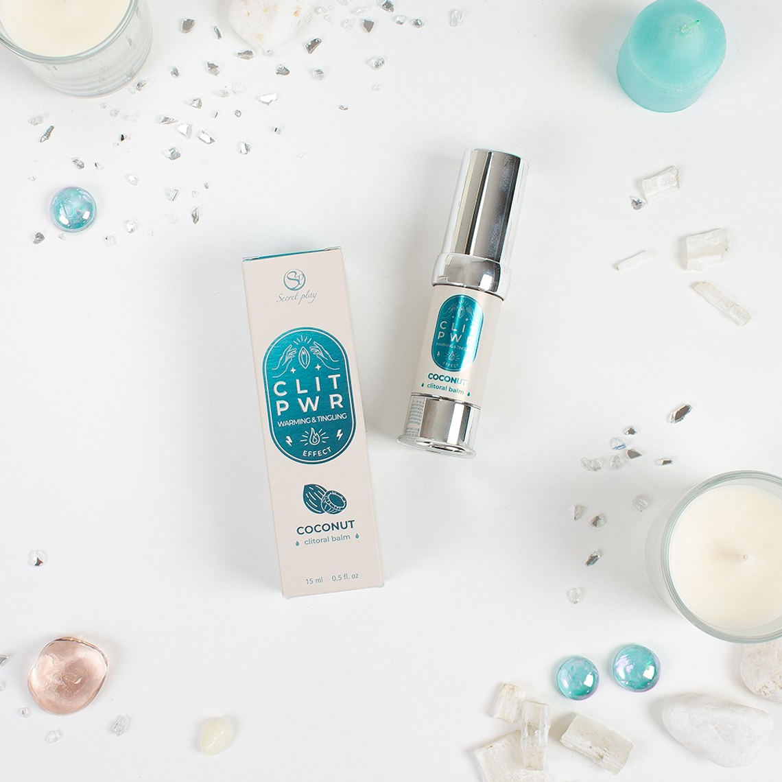 CLIT PWR - BÁLSAMO PARA O CLÍTORIS DE COCO 15ML SECRET PLAY 4