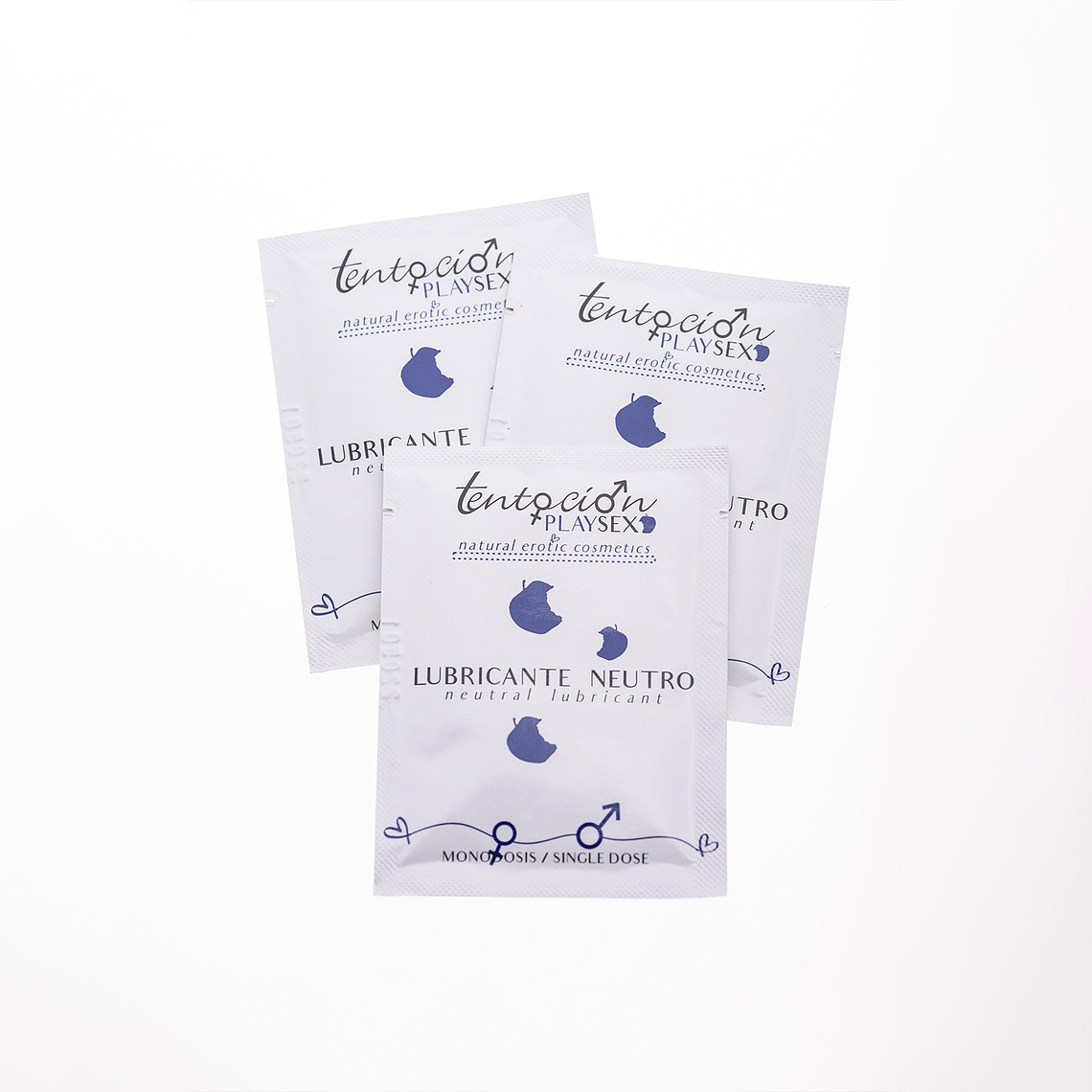 20 MONODOSES DE LUBRIFICANTE NEUTRO 5ML TENTACIÓN PLAY SEX 1