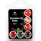 BOLAS LUBRIFICANTES BEIJÁVEIS BRAZILIAN BALLS MULTISABORES 6 X 4GR - Thumbnail 3