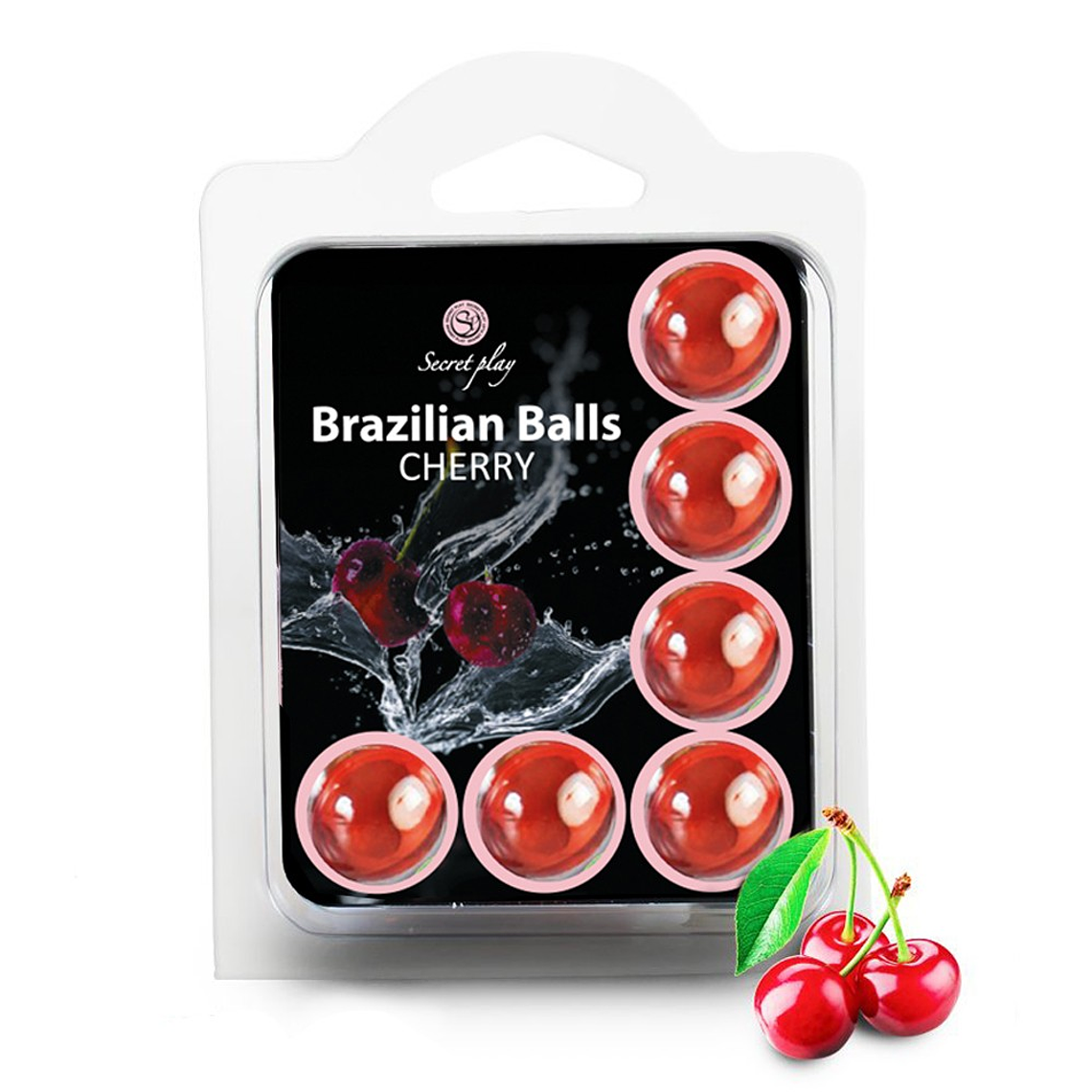 BOLAS LUBRIFICANTES BEIJÁVEIS BRAZILIAN BALLS SABOR A CEREJA 6 X 4GR 3