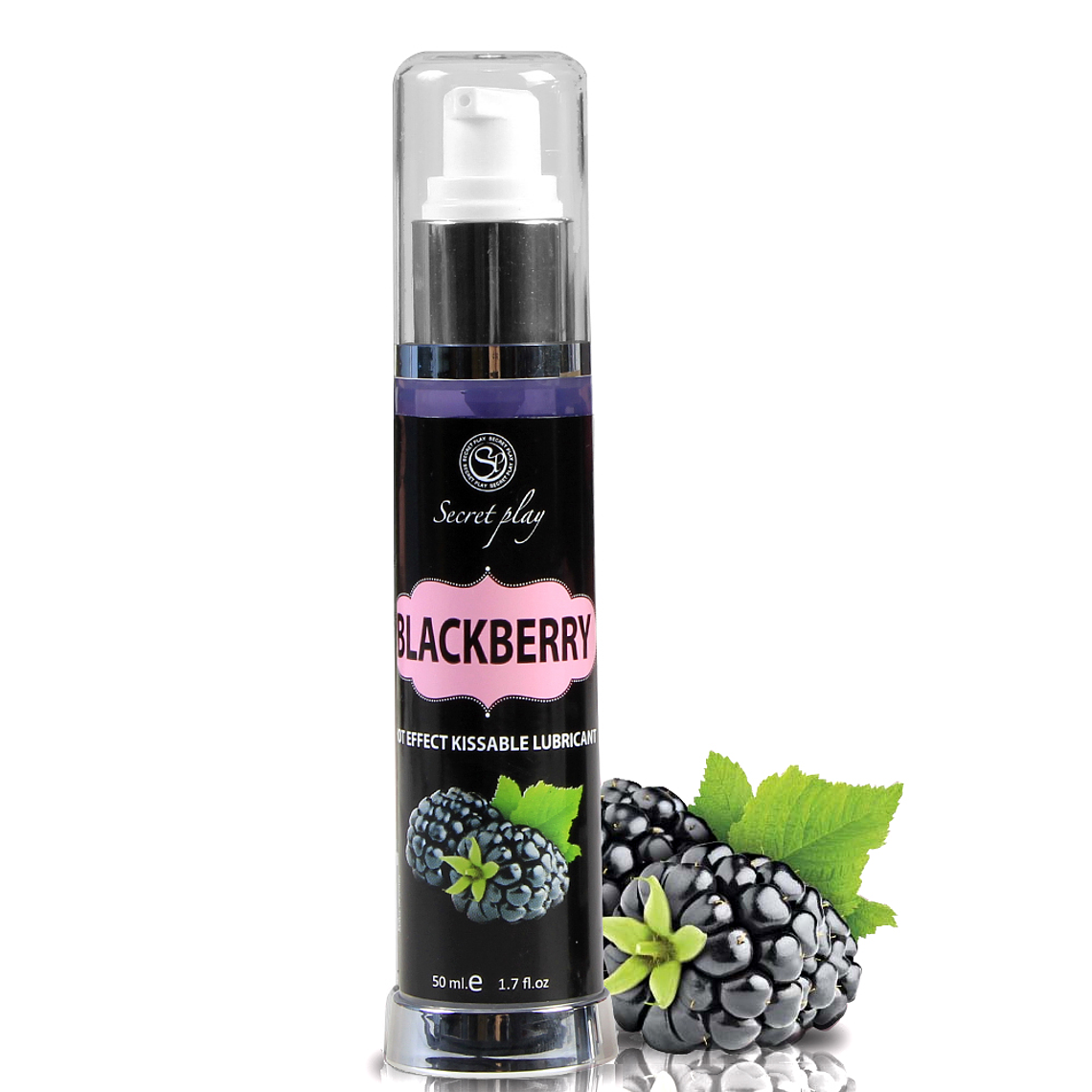 LUBRIFICANTE DE EFEITO CALOR COM SABOR A AMORA 50 ML SECRET PLAY 3