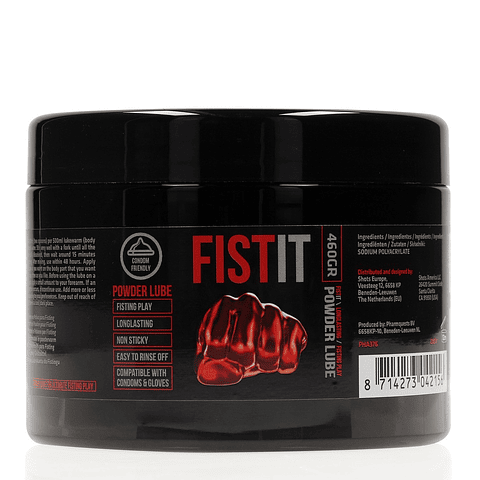 LUBRIFICANTE EM PÓ POWDER LUBE 16.2 OZ 460 GR FIST IT