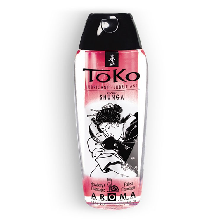 LUBRIFICANTE TOKO CHAMPANHE E MORANGO 165ML 1