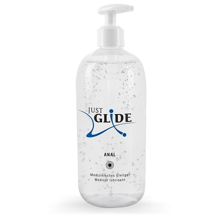 LUBRIFICANTE À BASE DE ÁGUA ANAL 500ML JUST GLIDE 1