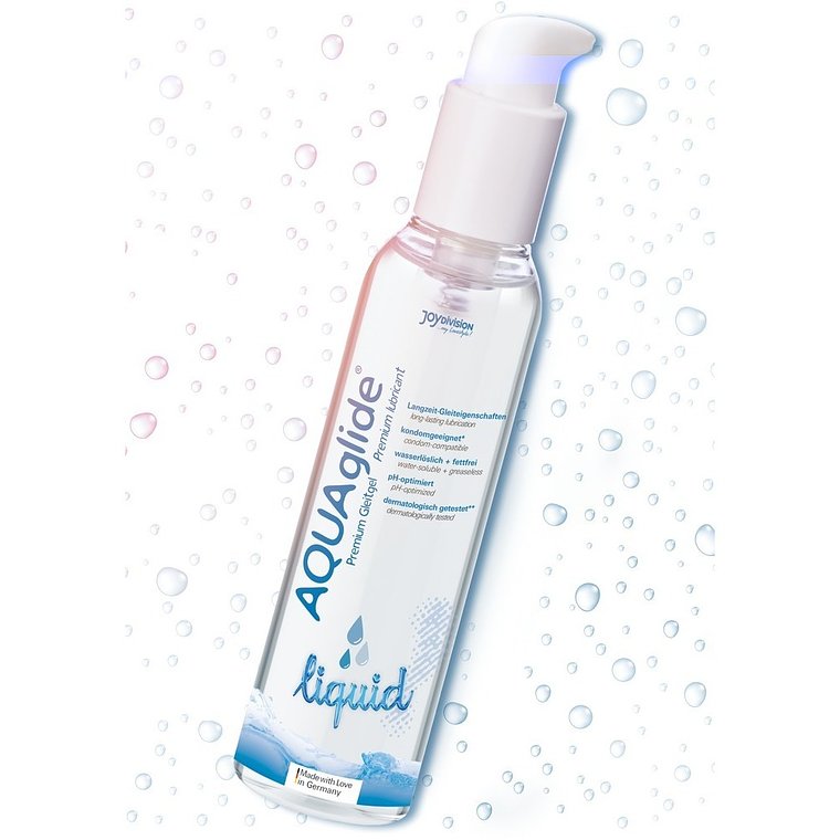 LUBRIFICANTE À BASE DE ÁGUA AQUAGLIDE LIQUID 250 ML JOYDIVISION 1