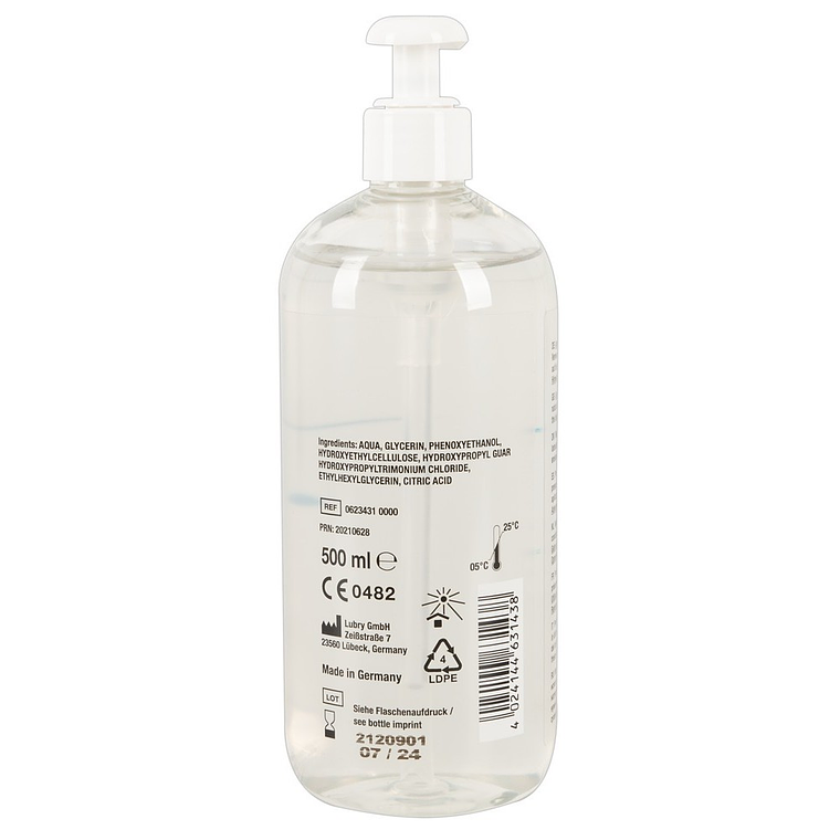 LUBRIFICANTE À BASE DE ÁGUA ANAL 500ML JUST GLIDE 2