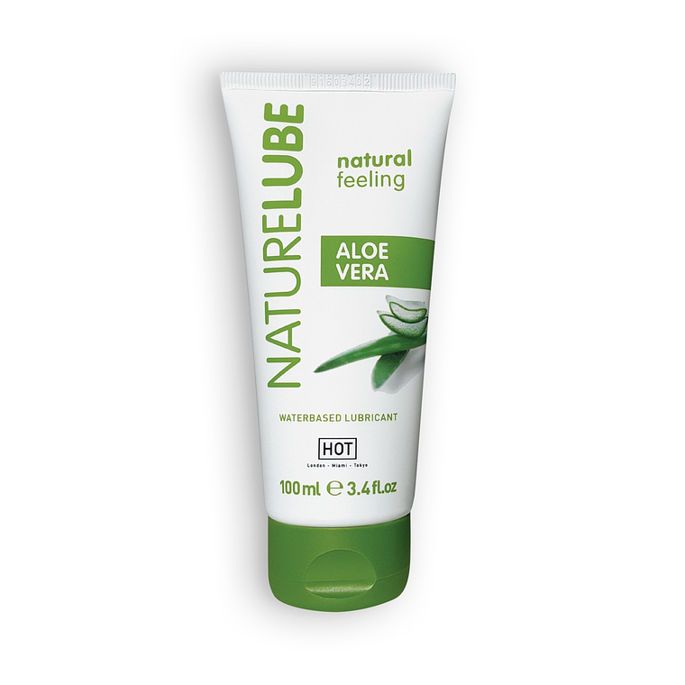 LUBRIFICANTE À BASE DE ÁGUA COM ALOE VERA NATURELUBE 100ML 1