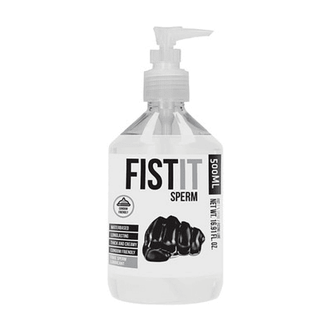 LUBRIFICANTE À BASE DE ÁGUA COM ASPECTO DE ESPERMA 17 FL OZ 500 ML FIST IT