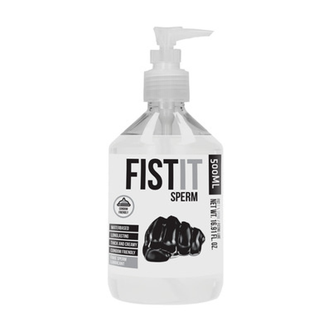 LUBRIFICANTE À BASE DE ÁGUA COM ASPECTO DE ESPERMA 17 FL OZ 500 ML FIST IT 1