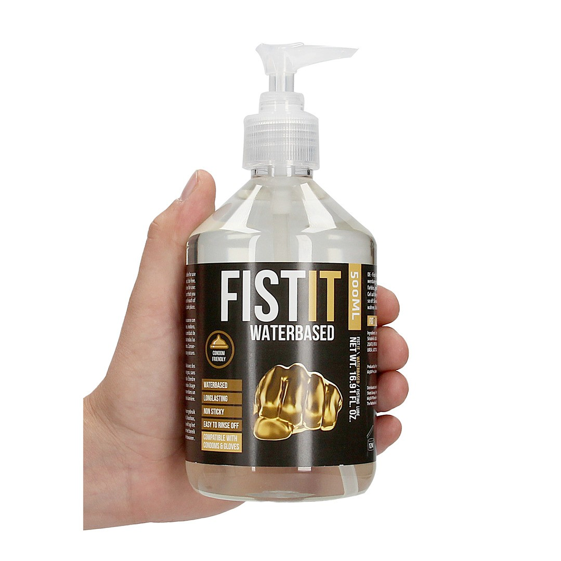 LUBRIFICANTE À BASE DE ÁGUA 17 FL OZ 500 ML FIST IT  6