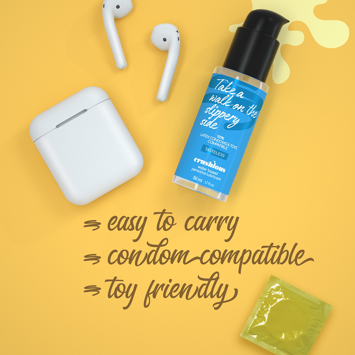 LUBRIFICANTE À BASE DE ÁGUA 50 ML CRUSHIOUS 5