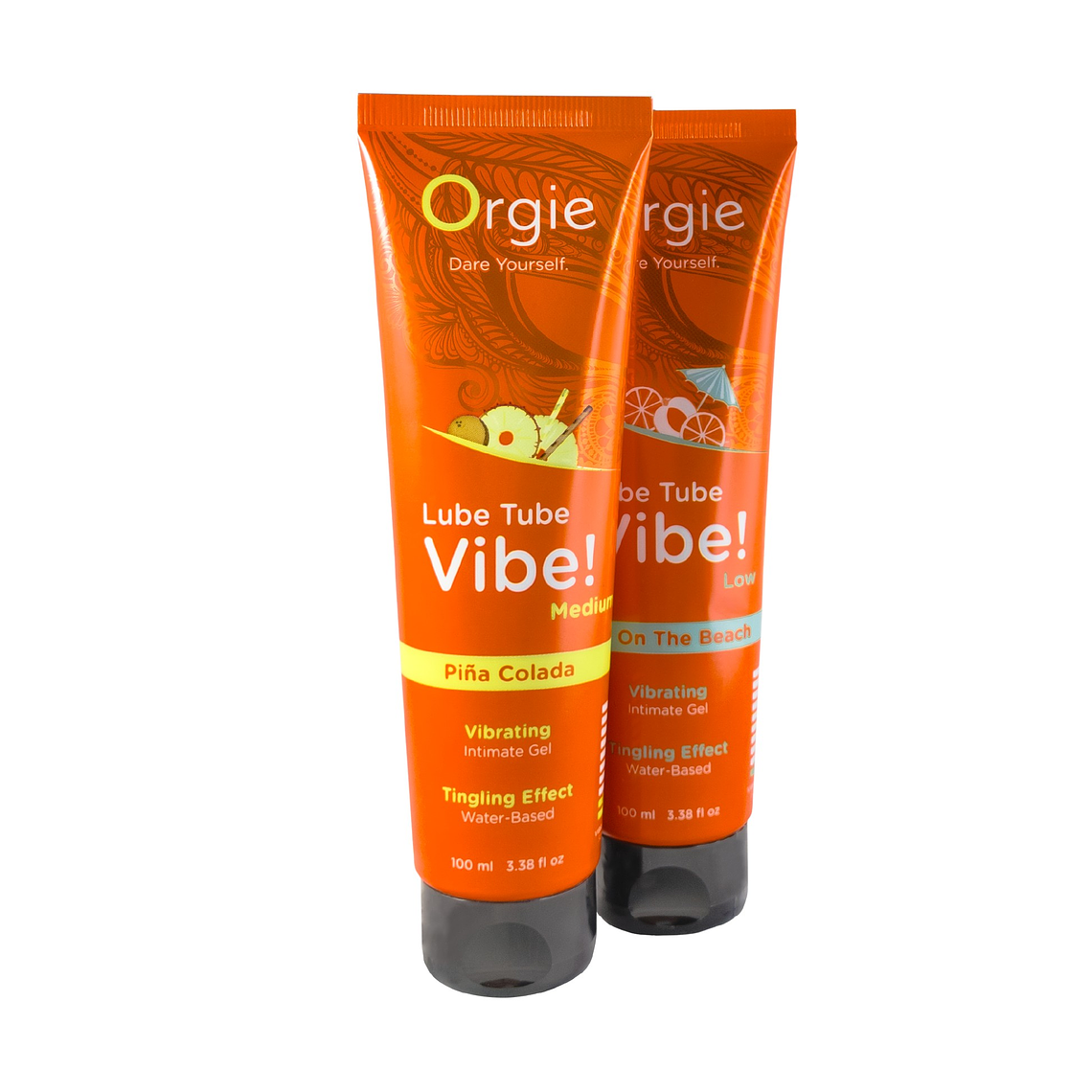 LUBRIFICANTE LUBE TUBE VIBE! PIÑA COLADA MÉDIA INTENSIDADE ORGIE 100ML 2