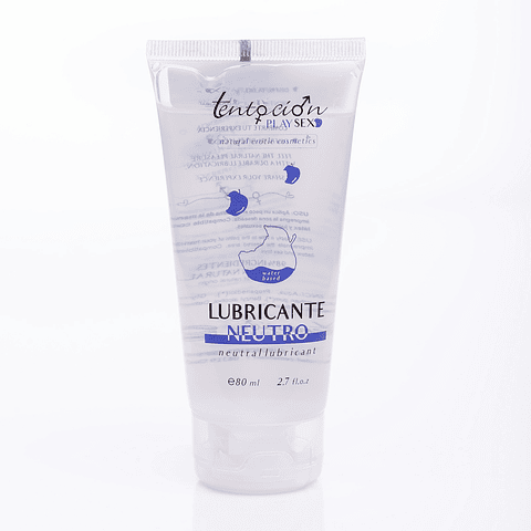 LUBRIFICANTE NEUTRO 80ML TENTACIÓN PLAY SEX