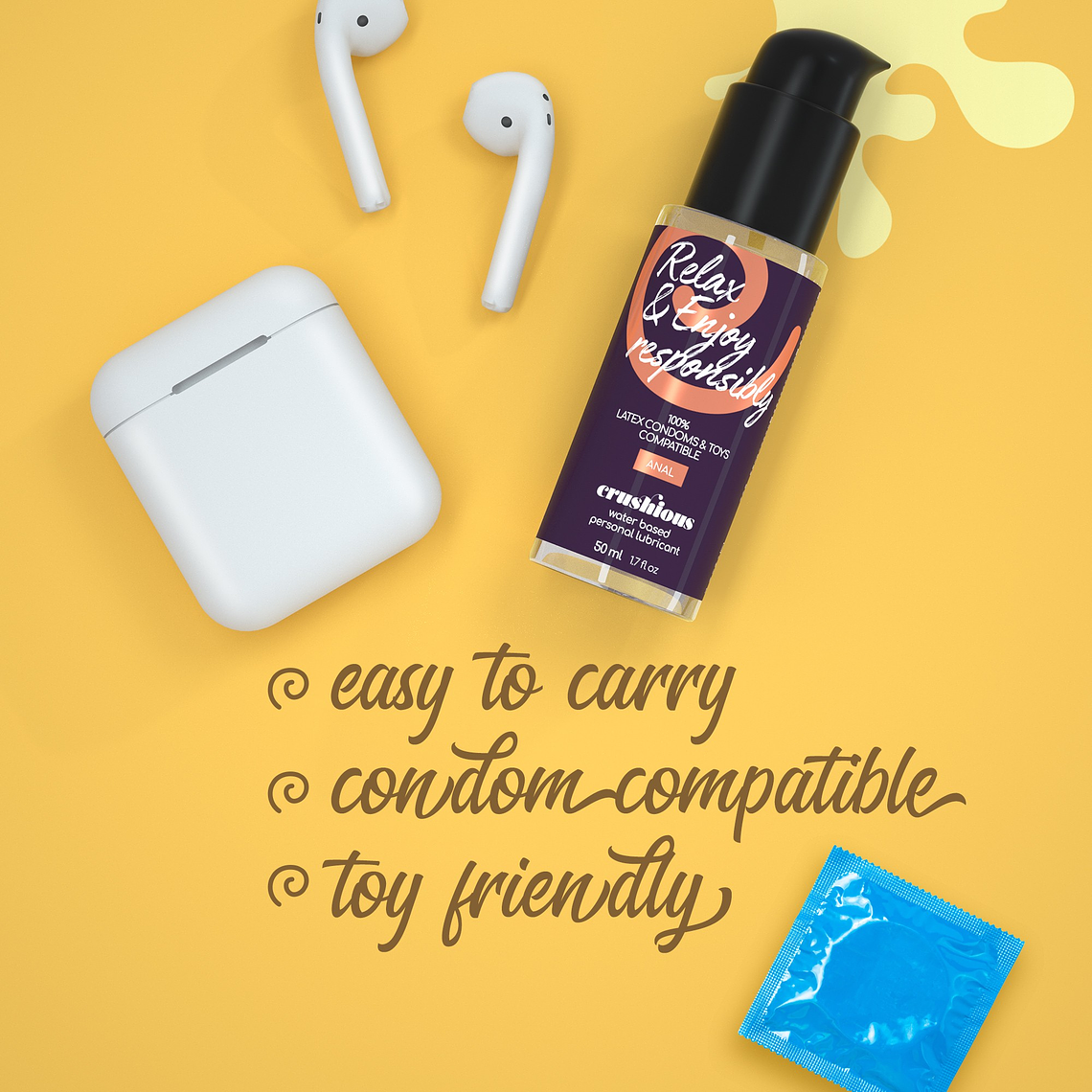 LUBRIFICANTE PARA USO ANAL 50 ML CRUSHIOUS 4