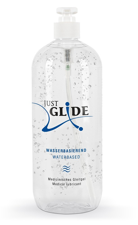 LUBRIFICANTE À BASE DE ÁGUA JUST GLIDE 1000ML