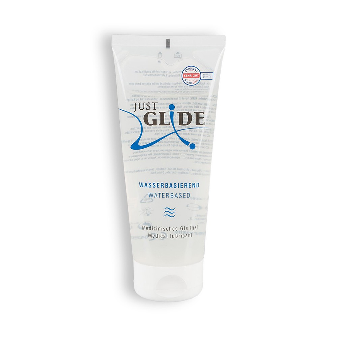 LUBRIFICANTE À BASE DE ÁGUA JUST GLIDE 200ML 1