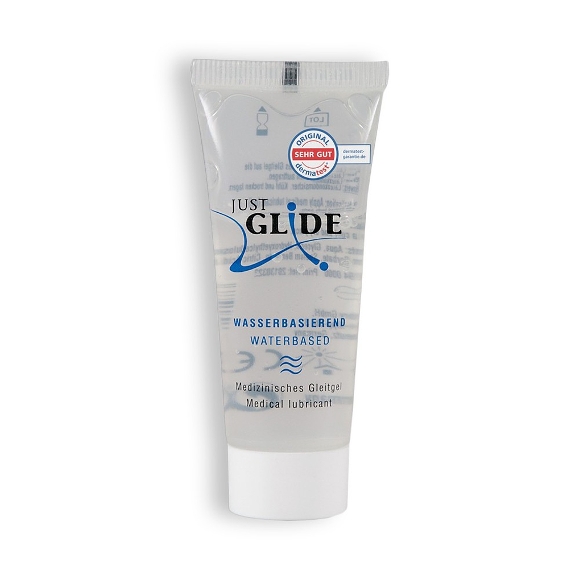 LUBRIFICANTE À BASE DE ÁGUA JUST GLIDE 20ML 1