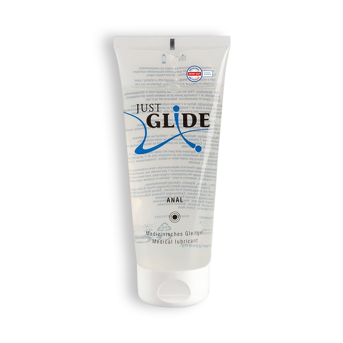 LUBRIFICANTE À BASE DE ÁGUA JUST GLIDE ANAL 200ML 1