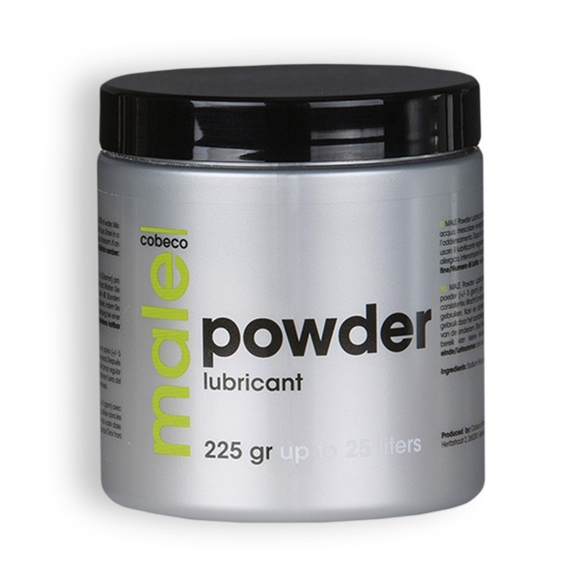 LUBRIFICANTE À BASE DE ÁGUA MALE POWDER 225GR 1