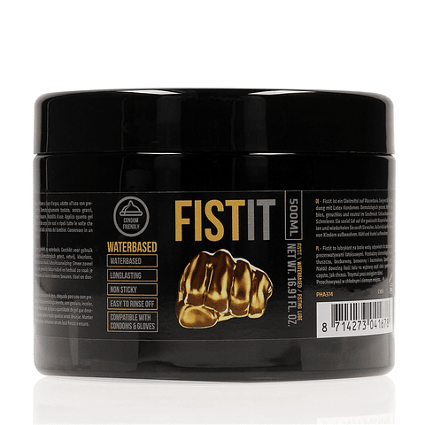 LUBRIFICANTE À BASE DE ÁGUA PARA FISTING 17 FL OZ 500 ML FIST IT 