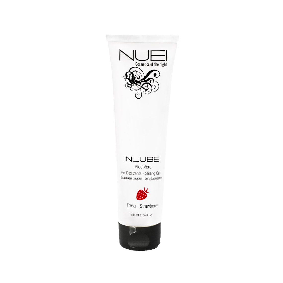 LUBRIFICANTE À BASE DE ÁGUA MORANGO INLUBE NUEI 100ML 2