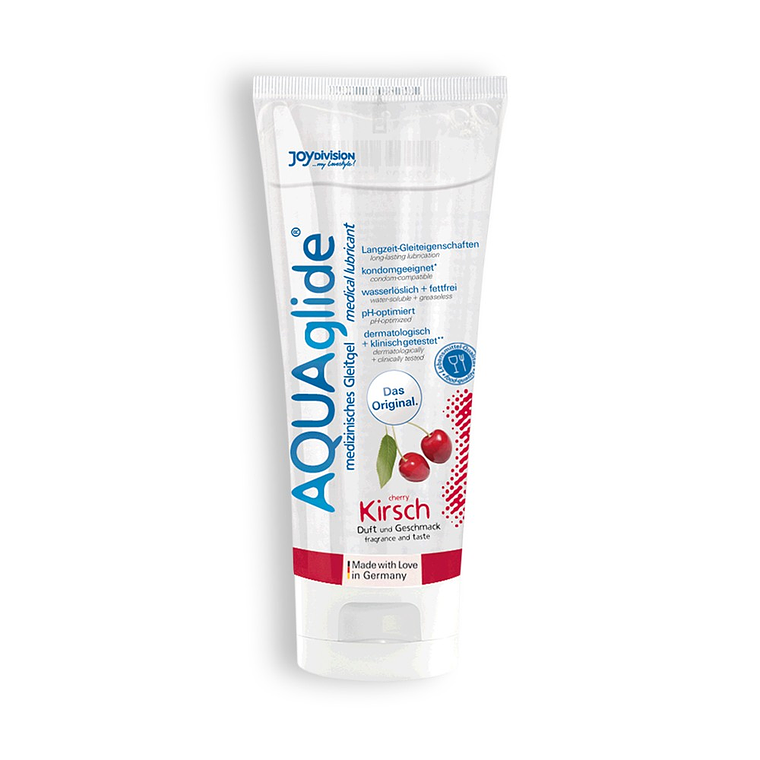 LUBRIFICANTE AQUAGLIDE CEREJA 100ML 1