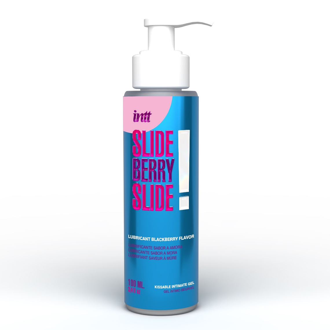 LUBRIFICANTE BEIJÁVEL À BASE DE ÁGUA SLIDE BERRY SLIDE INTT 100ML 1