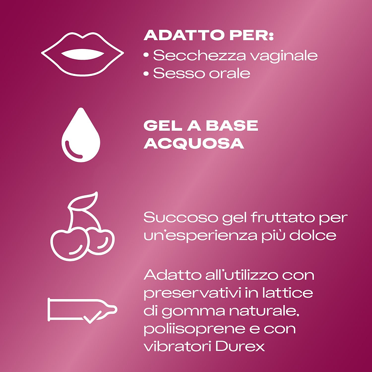 LUBRIFICANTE CEREJA DUREX® PLAY 50ML 3