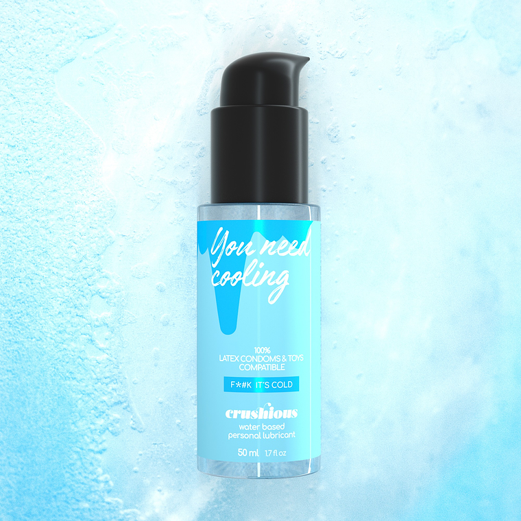 LUBRIFICANTE COM EFEITO FRIO 50 ML CRUSHIOUS 1