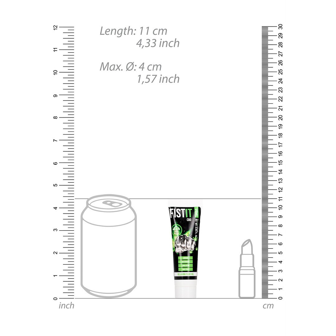 LUBRIFICANTE CBD FIST IT 0.8 FL OZ / 25 ML 5