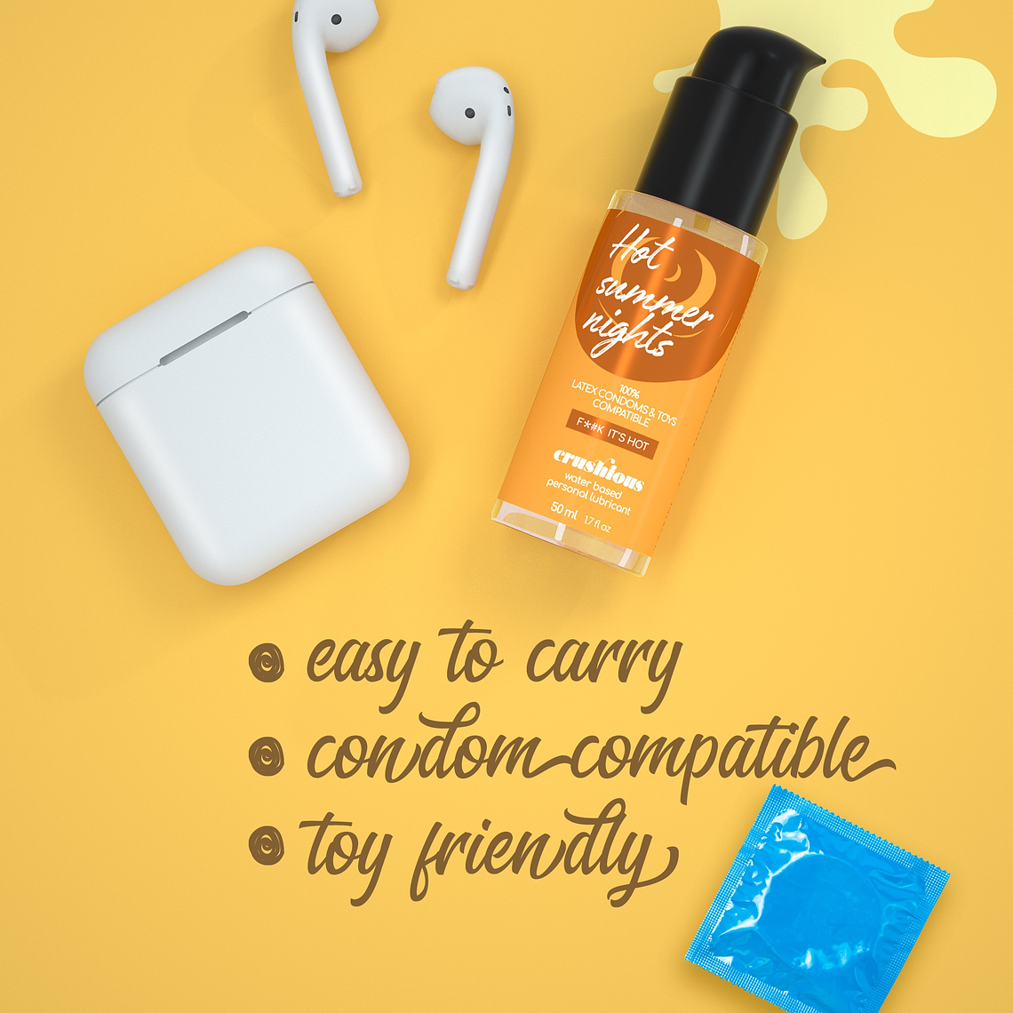 LUBRIFICANTE COM EFEITO CALOR 50 ML CRUSHIOUS 4