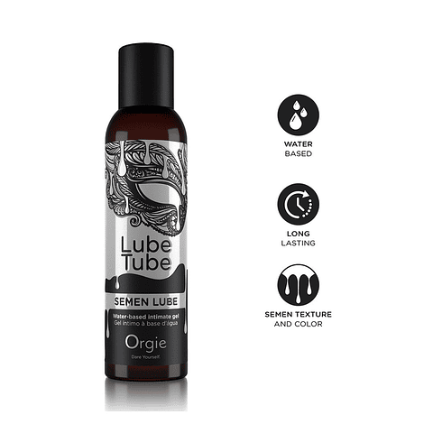GEL LUBRIFICANTE COM BASE DE ÁGUA SEMEN LUBE 150ML ORGIE