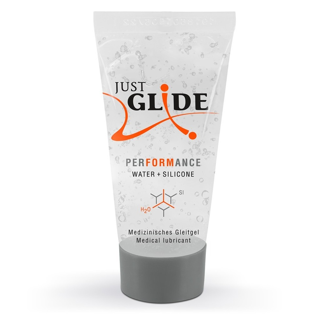 GEL LUBRIFICANTE HÍBRIDO PERFORMANCE 20 ML  JUST GLDE 1