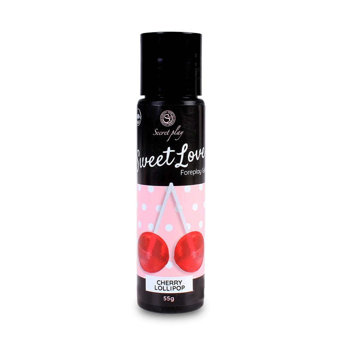 GEL LUBRIFICANTE COM SABOR A CHUPA DE CEREJA SWEET LOVE SECRET PLAY 60ML 2