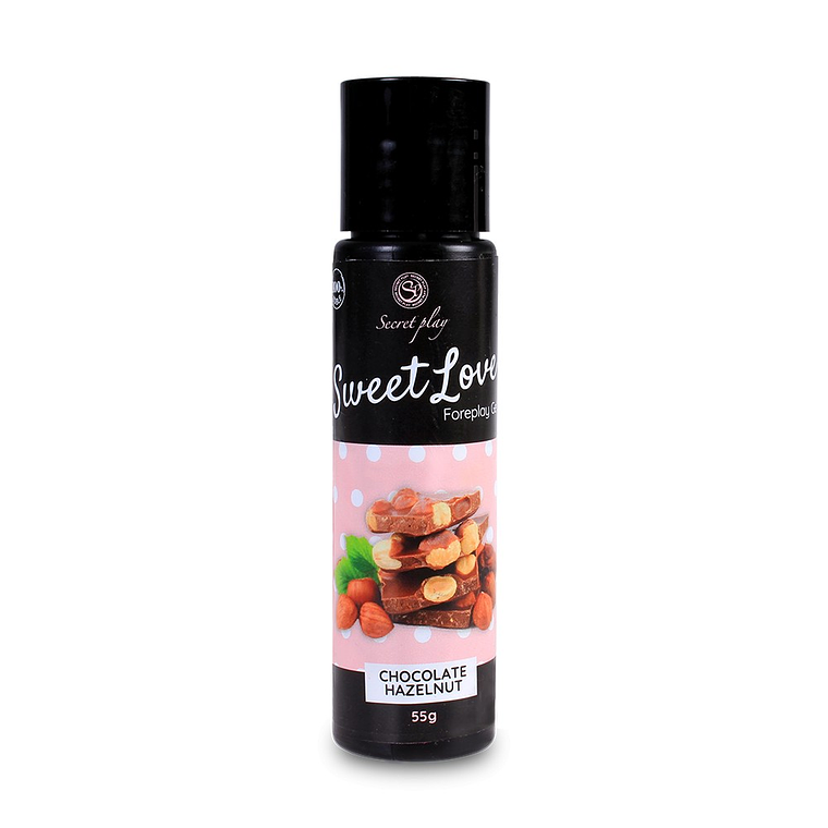 GEL LUBRIFICANTE COM SABOR A CHOCOLATE E AVELÃS SWEET LOVE SECRET PLAY 60ML 2